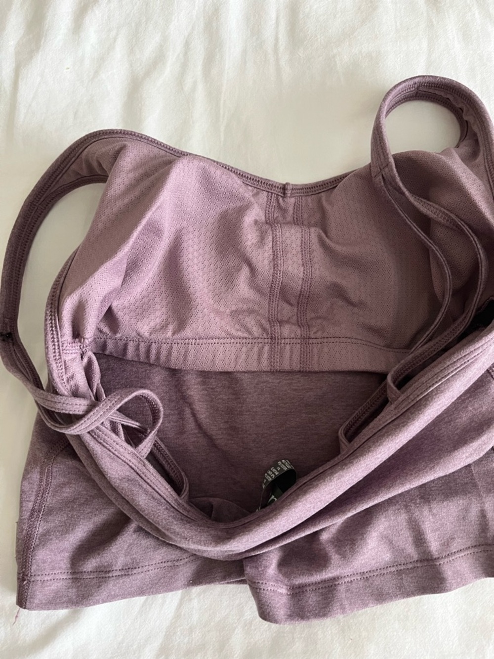 Vuori Purple Crop Tank - Picture 3 of 4